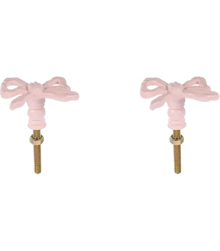Bedroom Furniture Hardware Knobs 6 PCS Bow Dresser Knobs, Pink Drawer Knobs  With Bow Design, Bow Drawer Pulls For Cabinets And Metal Drawer Pulls For  Home Decor