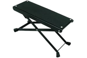 Cherrystone MPM Fußstuhl 6-Stufig Höhenverstellbar für Gitarre schwarz