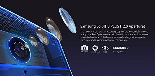 Blackview BV8000 Pro - Android 7.0 5 Zoll FHD Bildschirm IP68 Outdoor Smartphone MTK6757 Octa Core 2.3GHz 6GB RAM 64GB 8MP + 16MP Kamera Wasserdicht / Shockproof / Staubdicht NFC OTG Fingerabdruck - Schwarz-Silber