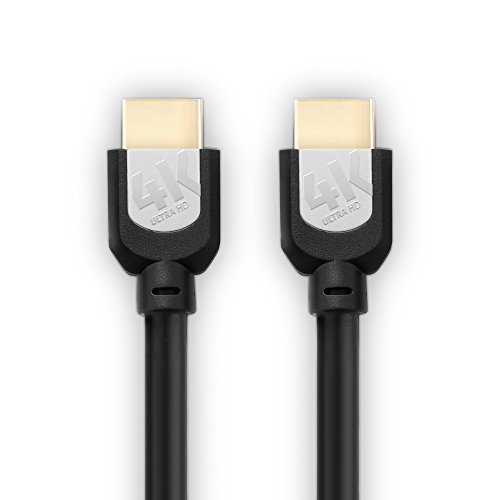 Sentivus 4K HDMI Kabel 2m (Ultra HD, 3D und ARC) auf HDMI 1.3, 1.4 und 2.0 kompatibel mit High Speed Ethernet und 3-fach Schirmung schwarz - 6