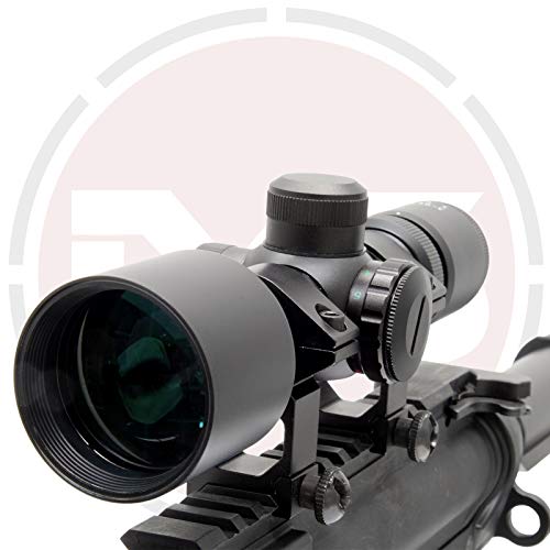 In Your Sights 3-9x40 iys Compacto Ligero Iluminado Alcance del Rifle - 20mm Weaver Mounts