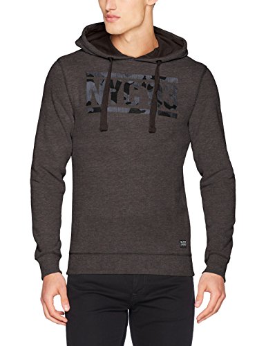 Blend 20704029, Sudadera con Capucha Para Hombre, Grau (Peat Green 77200), Large