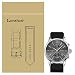 Produktbild LvBU Classic 20mm Silikon Ersatz Uhrenarmband für Hugo BOSS Herren-Armbanduhr (Schwarz)