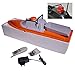 Produktbild RC Boot Futterboot - Köderboot - Baitboat – 1AL-20A Orange Grau + vores Licht