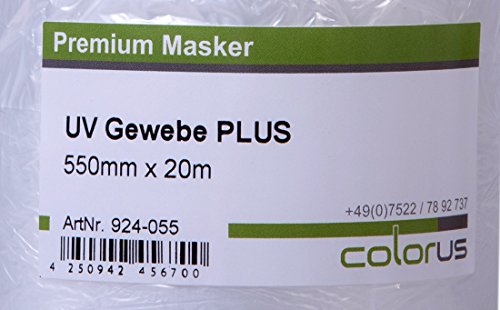 6 x Colorus Masker Tape PLUS UV Gewebe 55 cm x 20m Cover Quick Abdeckfolie Maskerband - 3