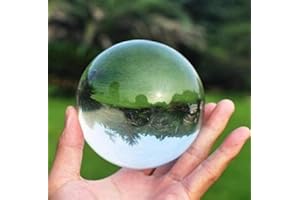 MOMOMAGE Crystal Ultra Clear Acrylic Ball Manipulation Contact Juggling Ball Funny Gadgets Magic Tricks Illusion Magic (70 MM)