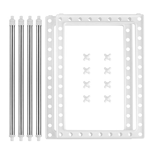 HOMFA Küchen Unterschrankregal flexibel Spülschrankregal Badregal Küchenregal variabel Steckregal für den Spülbeckenunterschrank - 8