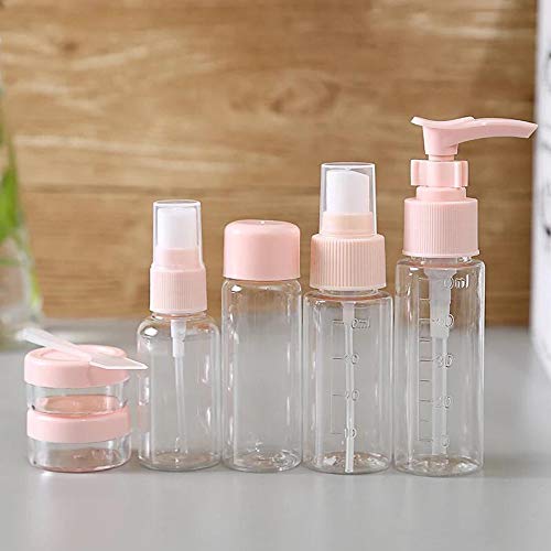 MAX HOME� Plastic Portable Travel Cosmetics Bottles Plastic Pressing Spray Bottle for Makeup, Cosmetic, Toiletries Liquid Containers Bottles - Image 3