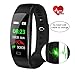 Produktbild IFOXTEK Fitness Tracker,Wasserdicht IP68 Fitness Armband mit Pulsmesser 0,96 Zoll Farbbildschirm Smartwatch Aktivitätstracker Pulsuhren Schrittzaehler Uhr Smart Watch Fitness Uhr