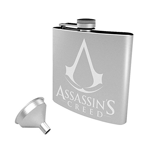 Preisvergleich Produktbild Assassin'S Creed Flachmann Logo Silber,Bedruckt