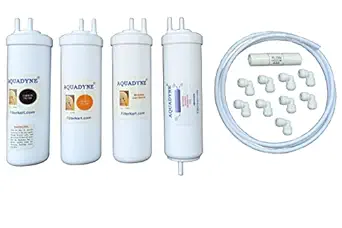 Aquadyne Compatible Filter Kit for LG Puricare Water Purifier WW160EP, WW163EP, WW170EP, WW180EP, WAW33RW2RP, WAW35RW2RP, WAW32RW2RP, WAW53JW2RP, WAW73JW2RP