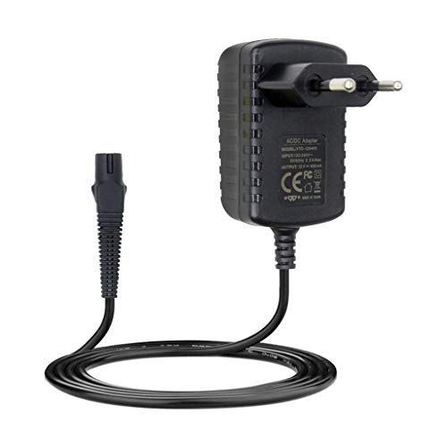 TianranRT Caricabatterie, Alimentatore Ca Da 12V 0.4A Per Rasocaricabatterie Elettrico Ir Per Braun Z20 Z30 Z40