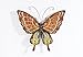 Produktbild Deko-Schmetterling aus Metall, lackiert - Breite 45cm