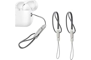 MOUYOUGLOW Mouyou Pasek do noszenia AirPods Pro 2, pasek kompatybilny z AirPods Pro (2. generacji) 2022, etui do AirPods, szary