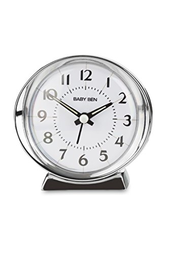 Preisvergleich Produktbild Westclox Baby Ben analoge Uhr, Silber