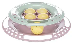 Combo of ? Trixie Junior Kitten Circle?| Perfect for Developing Cat?s Agility & Quick-Wittedness - 24cm with Kittos Salmon Rings, 35 g | Best Treats to Train Your Pet - (Pack of 3)