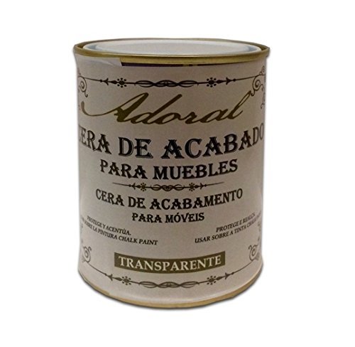 Adoral - Cera Chalk Paint de acabado para muebles 375 ml