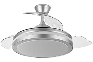 FABRILAMP VENTILADOR DC ESPARTA 72W 6120LM PLATA 3 ASPAS