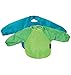 Mum2Mum 6-18 Months Sleeved Wonder Bib Multipack in Teal/Lime