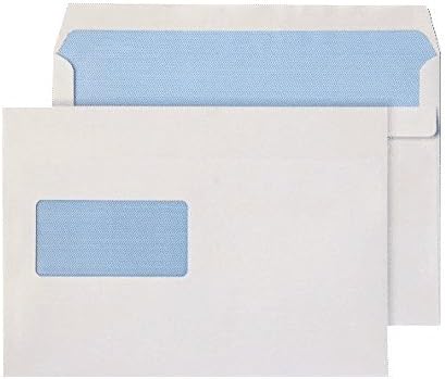 MAILCOMS | 500 x White C5 Self Seal Envelopes | 162 x 229mm | Windowed | 90gsm | Secure & Reliable for All Mailing Needs
