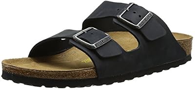 Birkenstock Arizona, Sandales, Noir (Black), 45