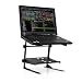 Produktbild resident dj LTS 1BLap • Laptop-Ständer • Controller-Ständer • Notebookständer • Universal-Ständer • ergonomisches Design • zusätzliche Ablage • Metallkonstruktion • Tischhalterung • schwarz