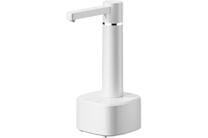 CRYFOKT Elektrischer Wasserspender, Tisch-Wasserflaschenspender, Kompakte Automatische Trinkwasserflaschenpumpe, Tragbare Elektrische Wasserkocherpumpe für Verschiedene Wasserflaschen