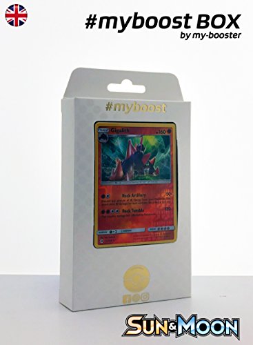 Gigalith 71/149 Holo Reverse - #myboost X Sun & Moon 1 - Box of 10 Pokemon English cards