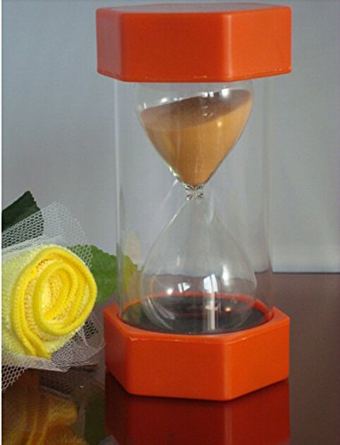 EQLEF® Sicherheit Fashion Sanduhr 30 Minuten Sanduhr (30 Minuten Orange)