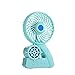 Produktbild BETTAI USB Tragbarer Persönlicher Ventilator, Mini Drahtloser Bluetooth Ventilator Tragbarer Nachladbarer Kleiner Multifunktionsventilator des Studentendesktops (Color : White)