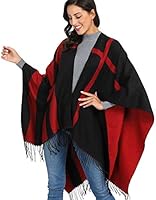 DoFiyeng Women Poncho Shawl Poncho Cape Cardigan Open Front
