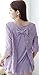 Bearsland Maternity Women's Chiffon Breastfeeding Nursing Tops Purple UK size 12-14