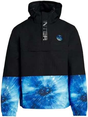 Inter FC Internazionale Milano S.p.A Felpa con Cappuccio Galaxy Unisex-Adulto, Prodotto Ufficiale, L