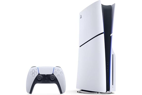 Sony, Console PlayStation 5 Édition Standard 1 To avec lecteur Blu-ray 4K, SSD Ultra-Rapide, Audio 3D, Ray Tracing, 1 Manette DualSense avec Retour Haptique et Gâchettes Adaptatives, Couleur : Blanche