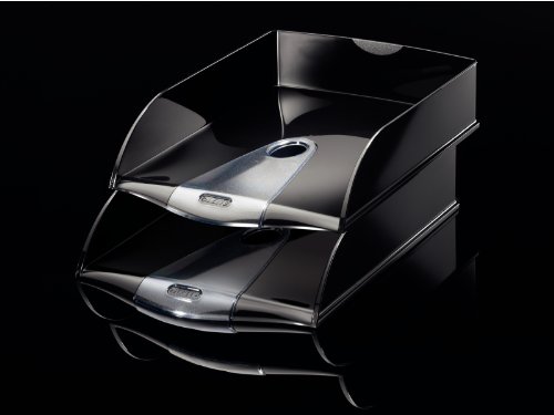 Leitz 52000095 Briefkorb Allura Briefkorb Allura, A4, Polystyrol, schwarz - 3