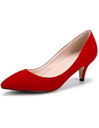 Chaussures Rouges Femme Petit Talon