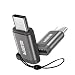 Produktbild ESR USB C Adapter auf Micro USB [2 Stück], Premium Aluminium USB C to Micro USB Adapter mit Band, 56K Widerstand für MacBook/Samsung S9/S9 Plus/S8/S8 Plus/HTC/Pixel, und weitere -Grau