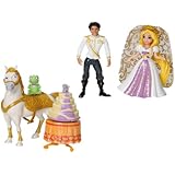 Figurine de collection Raiponce en robe violette