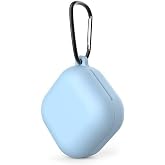 Microsonic Samsung Galaxy Buds Live i&ccedil;in Kılıf Mat Silikon Bebe Mavisi [Buds Live ile Uyumlu Kılıf - Bebe Mavi]