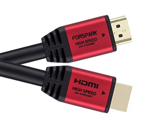HDMI-Kabel, 1.8m(6feet), von FORSPARK – HDMI 2.0 (4K) – 18Gbps, 28AWG,– Für 4K/HDTV‘s, Xbox 360, Xbox One, PS3, PS4, Apple TV, TV-Empfänger, Computer, Blu Ray, Roku-kompatibel - 3