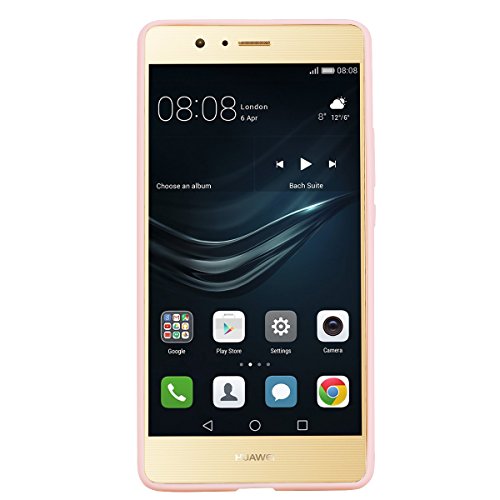 Funda Huawei p9 lite Carcasa p9 lite Silicona Anfire Suave Flexible gel TPU Case para Huawei p9 lite  5 2 pulgadas  Ultra Delgado Mate Goma Protectora Bumper Tapa Anti Rasgu  os Anti Choque Ligero Funda Cubierta Candy Color Jalea Dise  o - Pink
