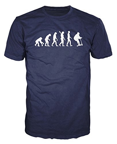 Preisvergleich Produktbild Stunt Scooter Evolution Funny T-shirt (XXL, Navy Blue)