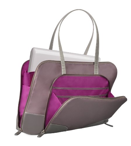 Speedlink Mirage Notebooktasche für Laptop 39,6 cm (15,6 Zoll) (Tragegriff, praktisches Handtaschenformat) grau/rosa - 3