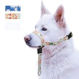 DISEÑO HUMANIZADO: La correa de nailon ajustable y la hebilla es sencillo de usar, brindándole un mayor control y potencia de dominio del perro.