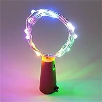 PESCA 20 LED Wine Bottle Cork Lights Copper Wire String Lights, 2M Battery Operated Wine Bottle Fairy Lights Bottle DIY…