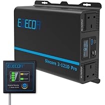 EDECOA Sinus-Wechselrichter 1200W - Zuverlässige Stromversorgung Für Unterwegs