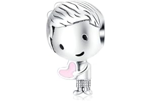 XWN Charms Abalorios Colgante para mujer, plata de ley 925, compatible con pulseras y collares Pandora, compatible con pulseras europeas para mujeres y niñas XAC1