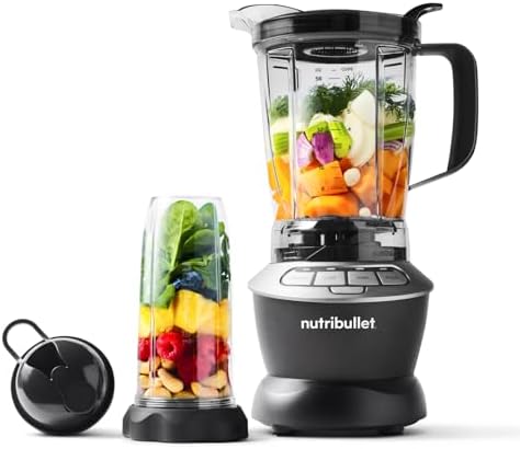 Nutribullet Full Size Blender, Frullatore Elettrico, Frullatore Tritatutto Multifunzione, Tritatutto Professionale, Potenza 1000 Watt, Bicchiere Senza BPA da 1.6 L