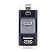 Produktbild - in OTG USB Flash Drive U Disk Memory Stick Speicher Adapter USB Flash Drive für iPhone Android Handy Computer mit 8 GB 16 GB 32 GB 64 GB 128 GB grau schwarz 128 GB