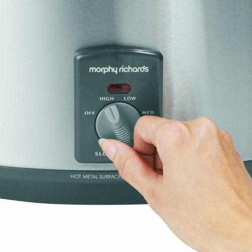 Morphy Richards Slow Cooker 6,5l Edelstahl deutsches Modell 48718EE - 3